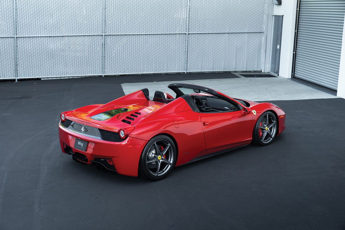 2013 Ferrari 458 Spider offered at RM Sotheby’s Monterey live auction 2019